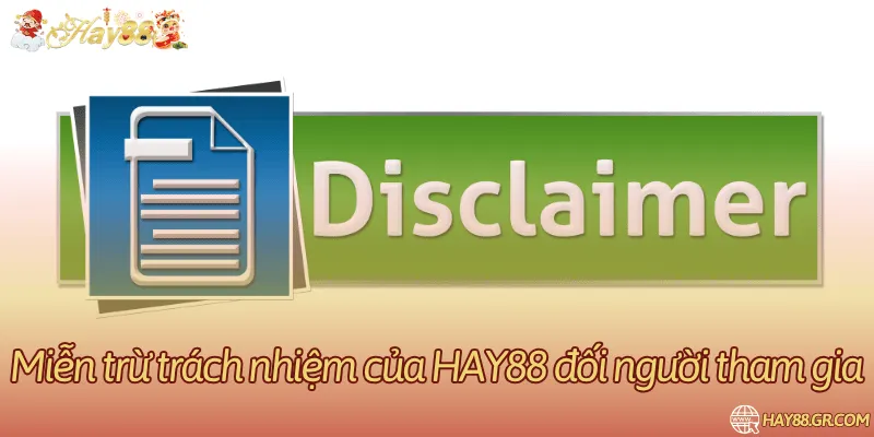 Người chơi cần tuân thủ các chính sách miễn trừ mà nhà cái đưa ra